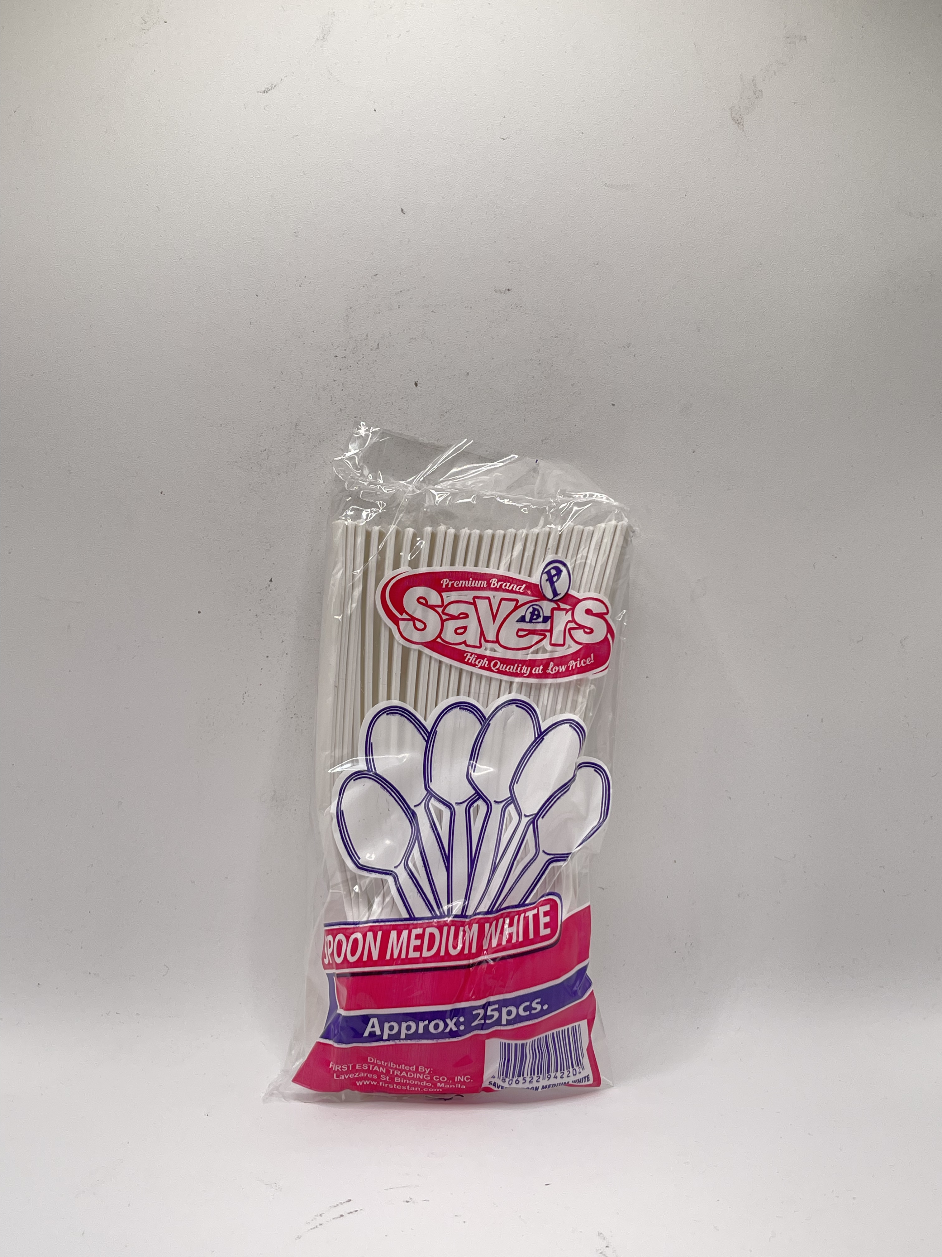 Savers Spoon Medium White